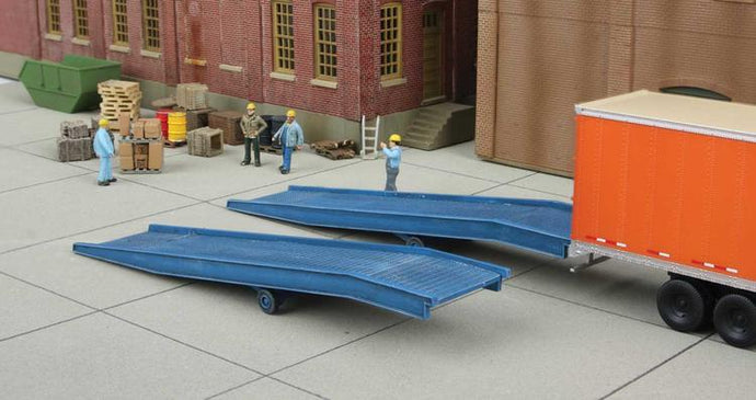 Walthers Cornerstone Loading Ramps - pkg(2) -- Kit - 4-13/16 x 1-1/16 x 7/16