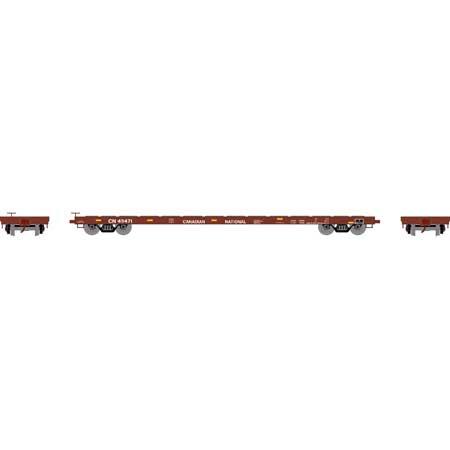 Athearn HO RTR 60' Flat Car, CN #49471