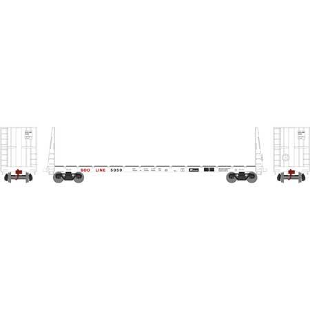 Athearn HO RTR 60' Bulkhead Flat, SOO #5050