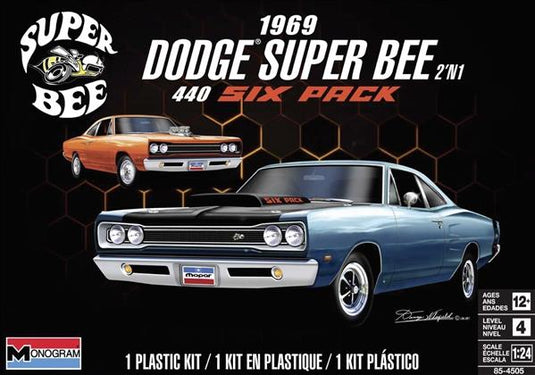 Revell 1/24 1969 Dodge Superbee 2n1