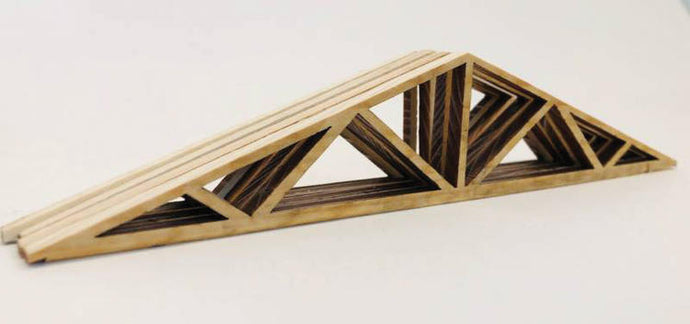 Herpa HO Wooden Roof Truss Load 4pcs.