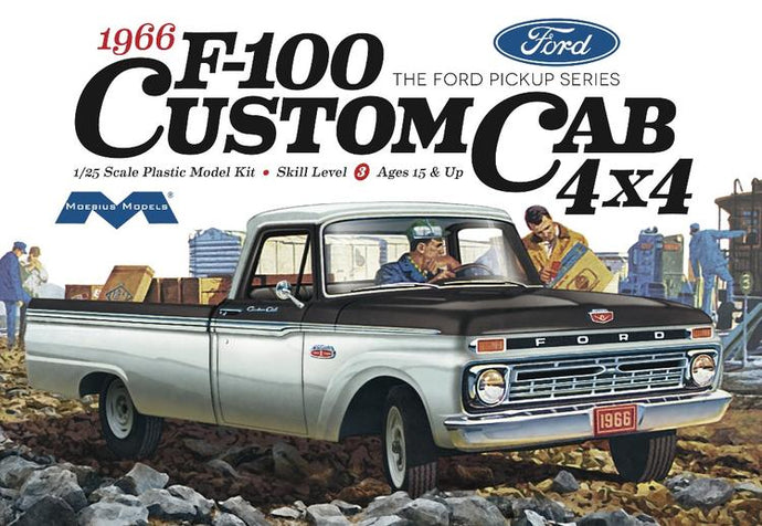 Moebius 1/25 1966 Ford F-100 Custom Cab 4x4