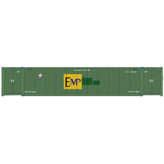 Atlas CIMC 53' Cargo Container 3-Pack - EMP Set 1 (634509, 634524, 634715, green, Large Logo)