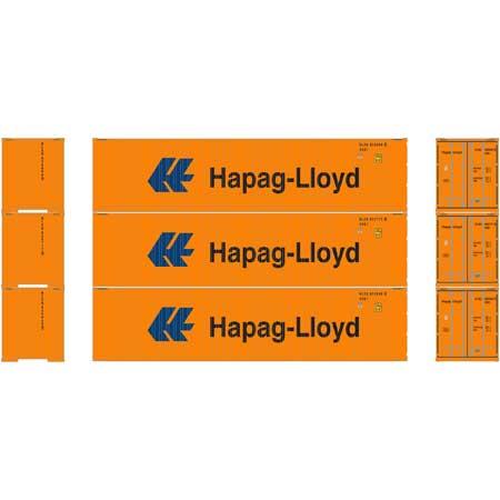 Athearn RTR HO 40' High-Cube Containers, Hapag-Lloyd (3)