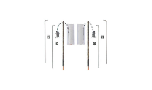 Woodland Scenics Pre-Wired Poles - Utility System - Connector Set