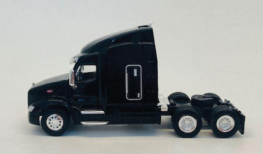 Herpa HO Peterbilt 579 3-Axle Sleeper-Cab Tractor Only 2 Pack - Black