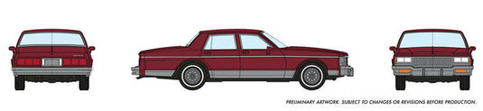 Rapido HO Chevrolet Caprice Sedan: Dark Red