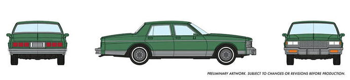 Rapido HO Chevrolet Caprice Sedan: Green