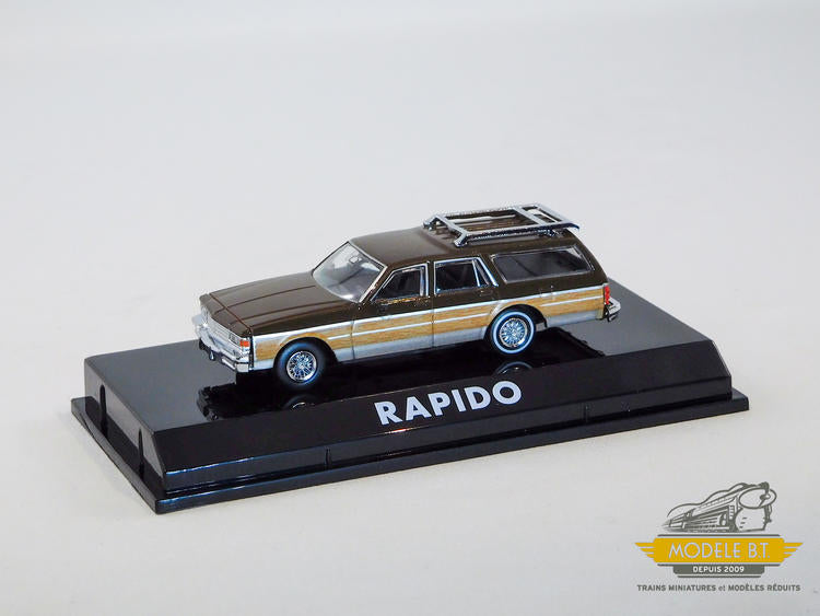 Chargez l&#39;image dans la visionneuse de la galerie, Rapido HO Chevrolet Caprice Wagon: Brown Woodie
