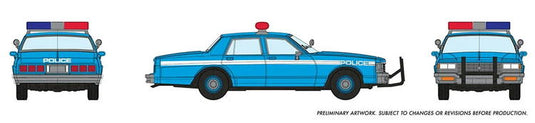 Rapido HO Chevrolet Impala Sedan: Police (Blue)