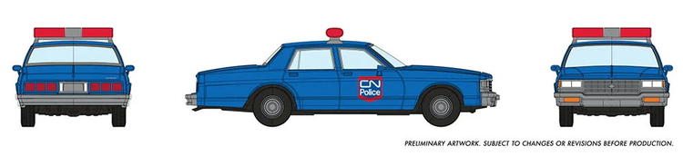 Chargez l&#39;image dans la visionneuse de la galerie, Rapido HO Chevrolet Impala Sedan: CN Police
