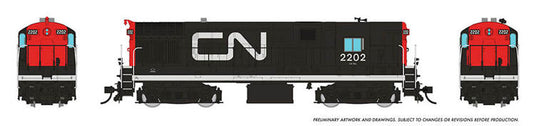 Rapido Trains FM H-16-44 CN #2202 with DCC & Sound