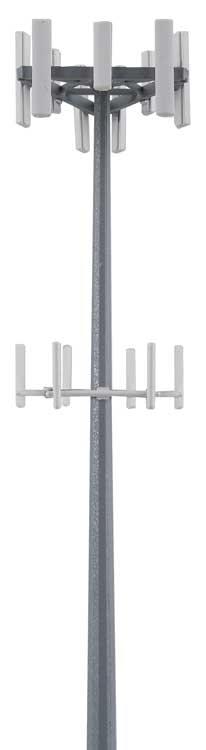 Walthers Cornerstone Modern Communication Tower -- Kit - 9-3/4 Tall x 1" Wide 24.7 x 2.5cm