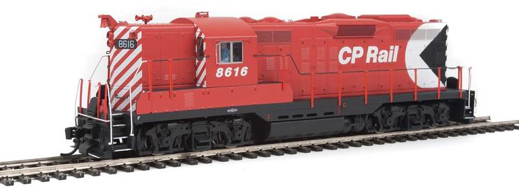 Chargez l&#39;image dans la visionneuse de la galerie, Walthers Proto HO EMD GP9 - LokSound DCC &amp; Sound - CP Rail #8616
