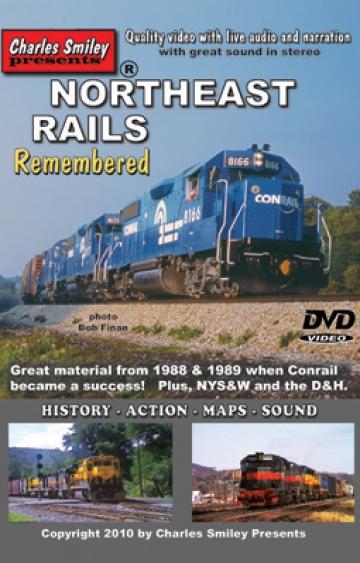 Charles Smiley Video Northeast Rails Remembered -- DVD 1 Hour 40 Minutes