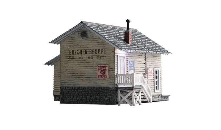 Chargez l&#39;image dans la visionneuse de la galerie, Woodland Scenics - Built-&amp;-Ready - Carver&#39;s Butcher Shoppe - HO Scale
