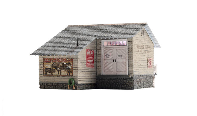 Chargez l&#39;image dans la visionneuse de la galerie, Woodland Scenics - Built-&amp;-Ready - Carver&#39;s Butcher Shoppe - HO Scale
