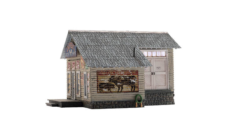 Chargez l&#39;image dans la visionneuse de la galerie, Woodland Scenics - Built-&amp;-Ready - Carver&#39;s Butcher Shoppe - HO Scale
