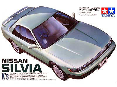 Tamiya 1/24 Nissan Silvia K's Plastic Model