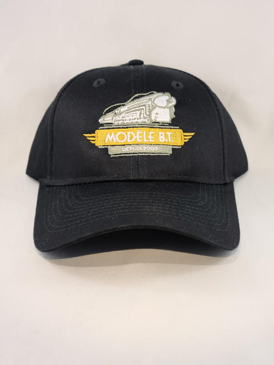 Modèle B.T. Casquette avec logo brodé - Noir