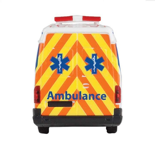 Walthers SceneMaster Service Van - Ambulance (white, orange, blue)