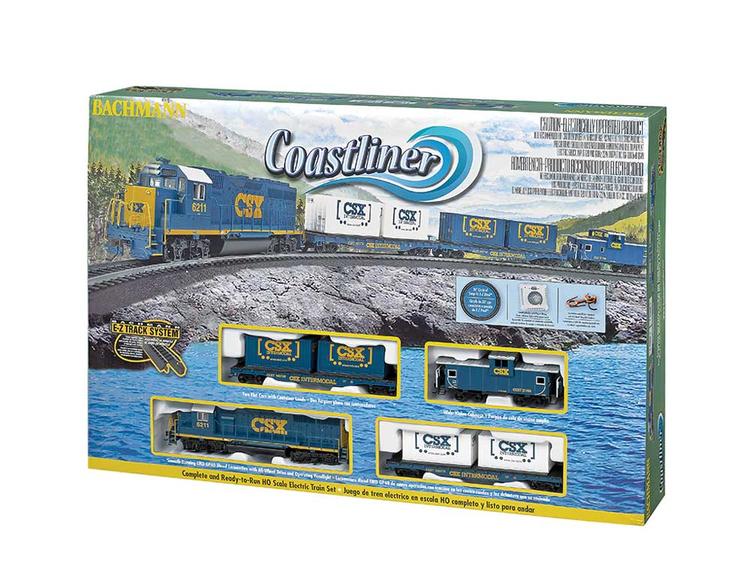 Chargez l&#39;image dans la visionneuse de la galerie, Bachmann HO Coastliner Train Set - CSX Transportation
