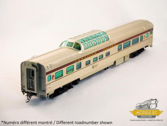 Rapido Trains HO Budd Mid-Train Dome: Canadian Pacific - Maroon Scheme #503