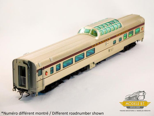 Rapido Trains HO Budd Mid-Train Dome: Canadian Pacific - Maroon Scheme #503