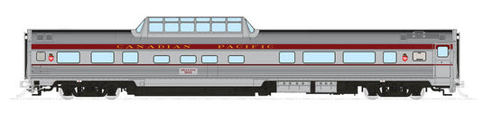 Rapido Trains HO Budd Mid-Train Dome: Canadian Pacific - Maroon Scheme