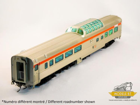 Rapido Trains HO Budd Mid-Train Dome: Canadian Pacific - Action Red #505