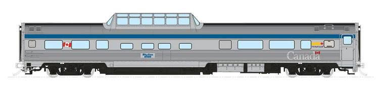 Chargez l&#39;image dans la visionneuse de la galerie, Rapido Trains HO Budd Mid-Train Dome: VIA Rail Canada - Mid-2010s rebuild #8500
