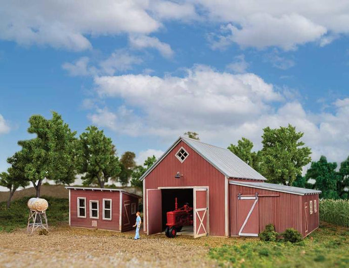 Walthers Cornerstone HO Chicken Coop and Farm Buildings - Kit