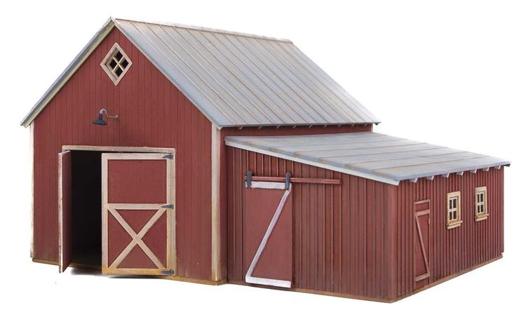 Chargez l&#39;image dans la visionneuse de la galerie, Walthers Cornerstone HO Chicken Coop and Farm Buildings - Kit
