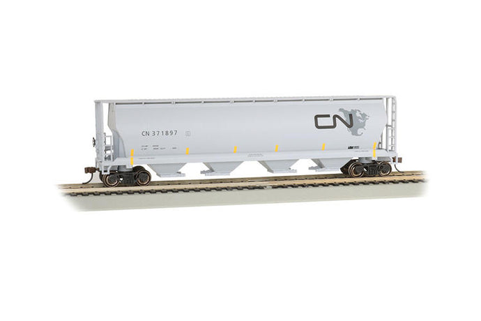 Bachmann HO Canadian National North America - 4-Bay Cylindrical Grain Hopper