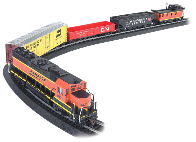 Bachmann HO Rail Chief Train Set - Burlington Northern & Santa Fe