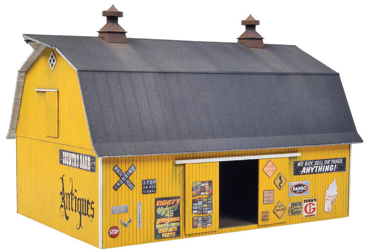 Chargez l&#39;image dans la visionneuse de la galerie, Walthers Cornerstone HO Antiques Barn - Kit
