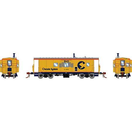 Athearn Genesis HO C-26A ICC Caboose/Light &Snd,Chessie/B&O#C-3915