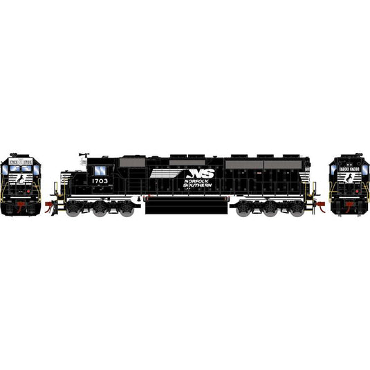 Athearn Genesis HO SD45-2 w/DCC & Sound, NS #1703