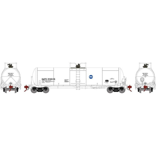 Athearn Genesis HO 20K Gal Acid Tank, GATX #29015