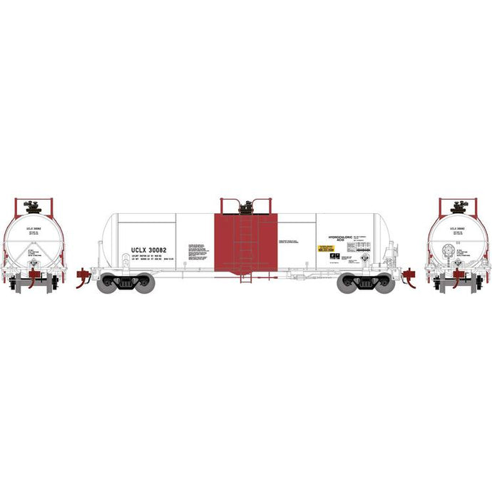 Athearn Genesis HO 20K Gal Acid Tank, UCLX #30082