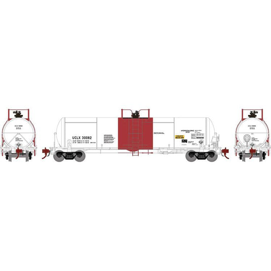 Athearn Genesis HO 20K Gal Acid Tank, UCLX #30082