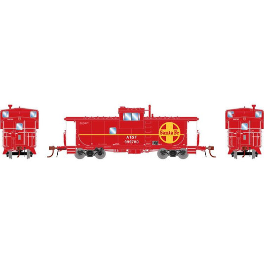 Athearn Genesis HO CE-11 ICC Caboose SF #999780 with Lights & Sound