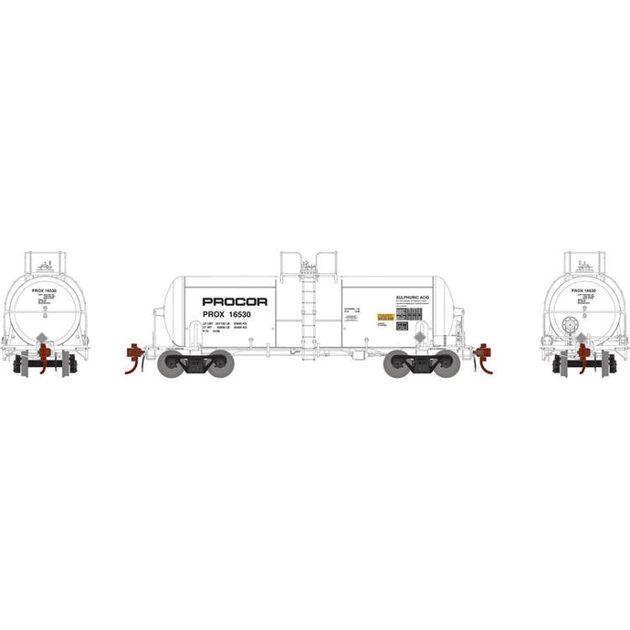 Athearn Genesis HO 13,600-Gallon Acid Tank, Procor #16530