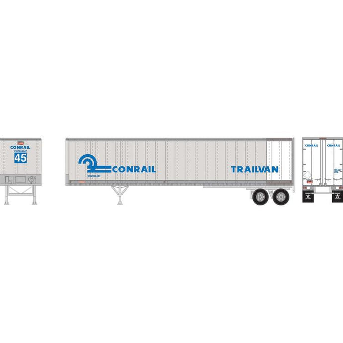 Athearn HO RTR 45' Fruehauf Trailer, CR/Trailvan #203447