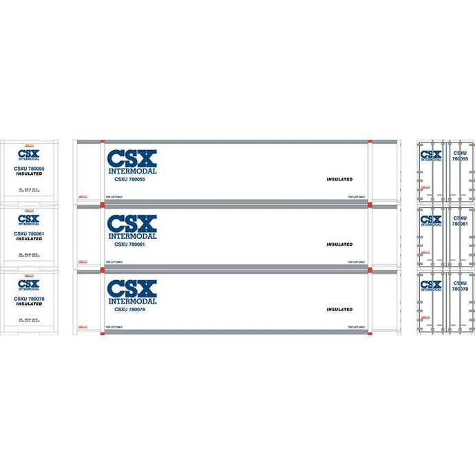 Athearn HO RTR 48' Container, CSX #1 (3)