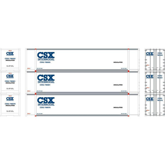 Athearn HO RTR 48' Container, CSX #1 (3)