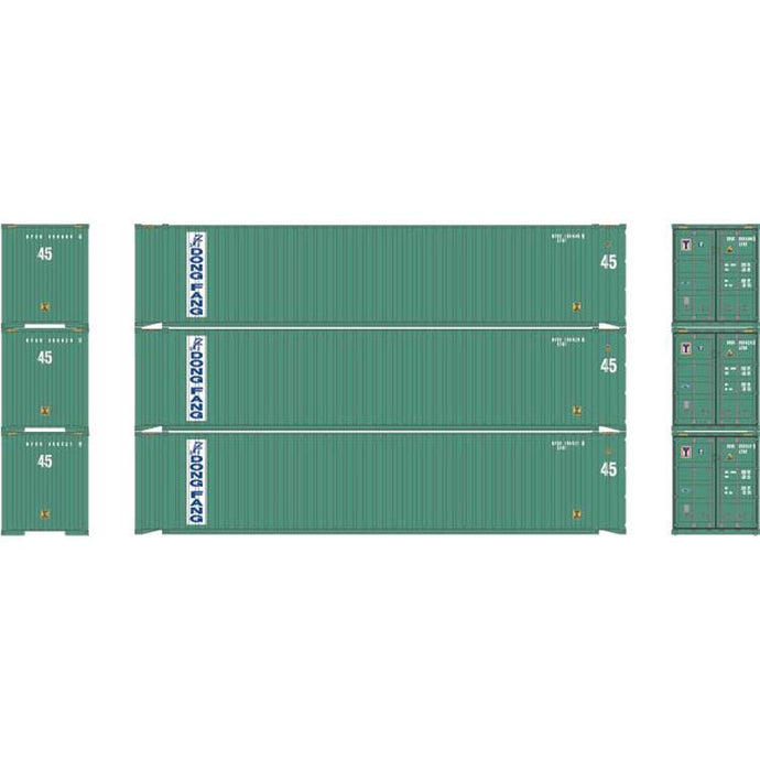 Athearn HO RTR 45' Container, Dong Fang #1 (3)