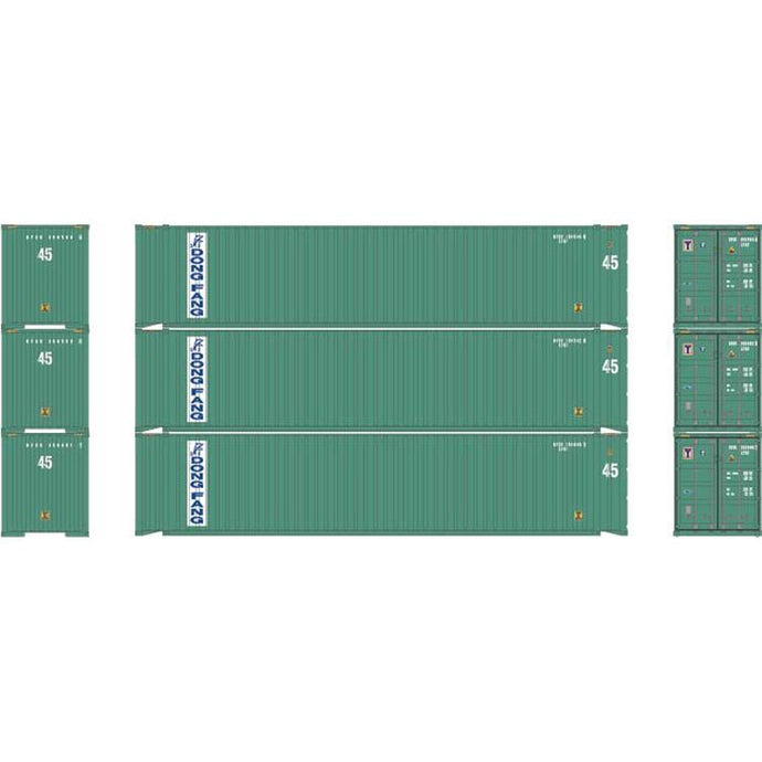 Athearn HO RTR 45' Container, Dong Fang #2 (3)