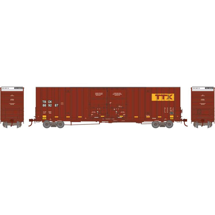 Athearn HO RTR 60' Gunderson Box, TBOX/TTX/Patched : #889287