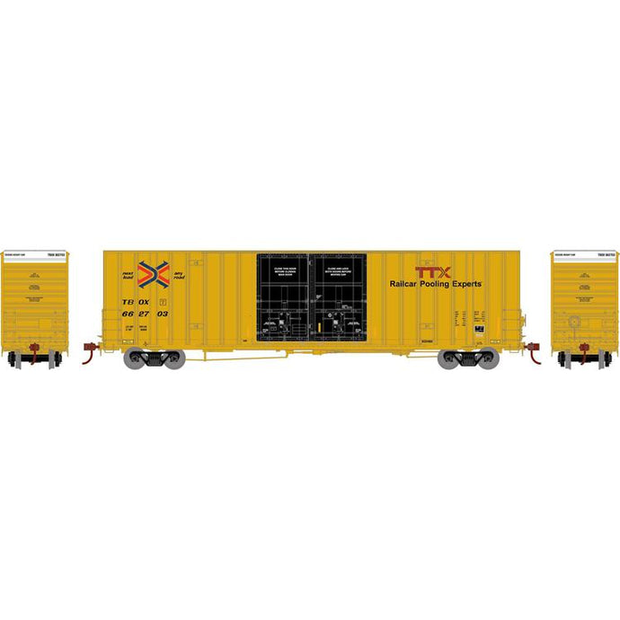 Athearn HO RTR 60' Gunderson Box, TBOX/Frwrd Think : #662703